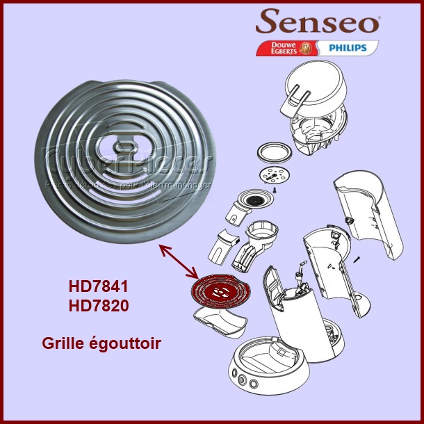 Grille inox Senseo - 422224005940