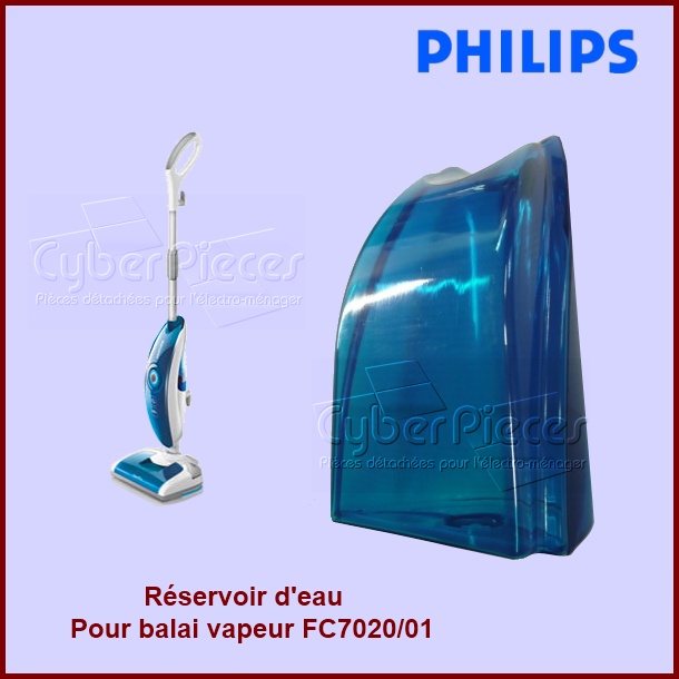 Réservoir d'eau (avec bouchon) de balai vapeur Philips 996510060777