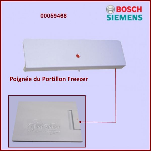 Poignée de porte du freezer 00059468