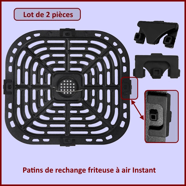 Patins de rechange pour grille AirFryer Instant