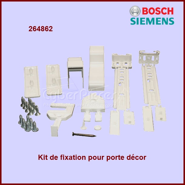 Kit complet fixation de porte décor 00264862