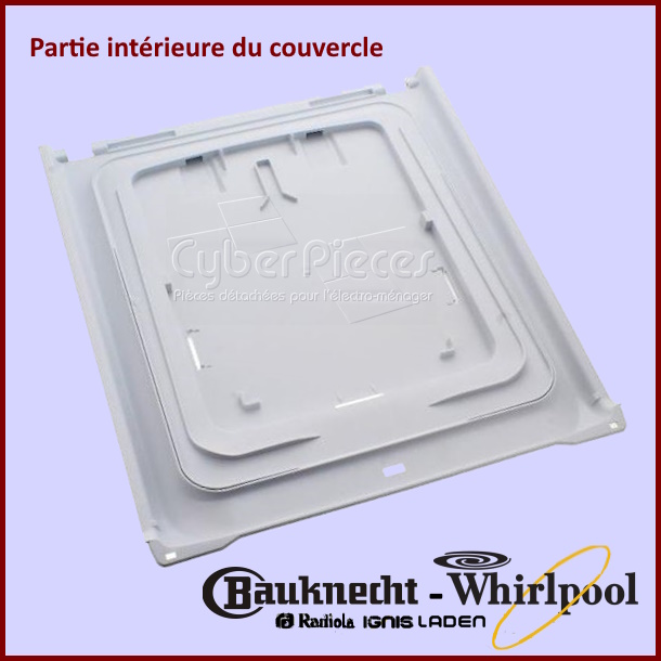 Contre porte de couvercle Whirlpool 481073084355