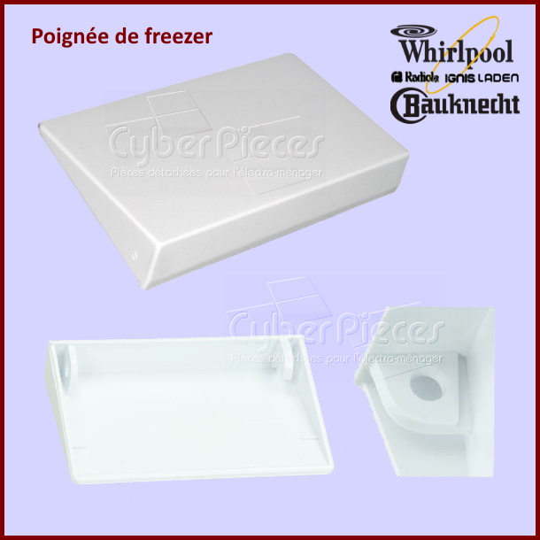 Poignée de freezer Whirlpool 481246228506