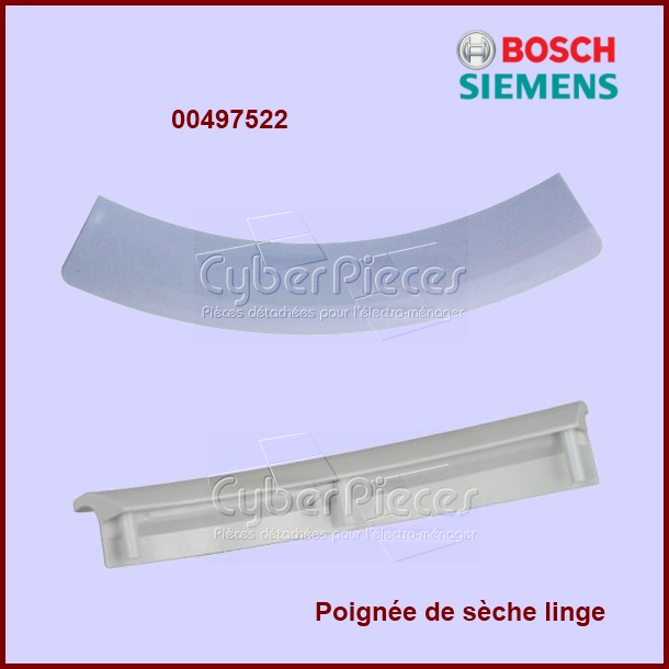 Poignée de porte blanche Bosch 00497522