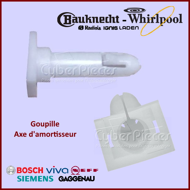 Goupille Axe Amortisseur Whirlpool 480110100803