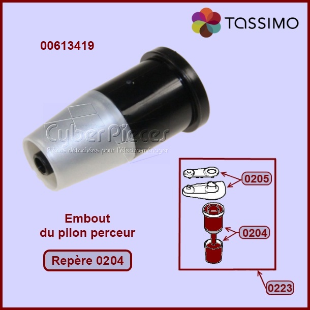 Embout pilon perceur Tassimo 00613419