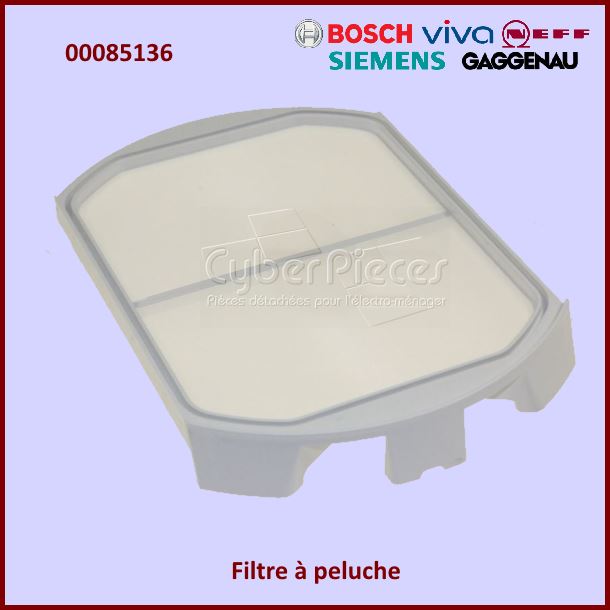 Filtre à Peluche Bosch 00085136