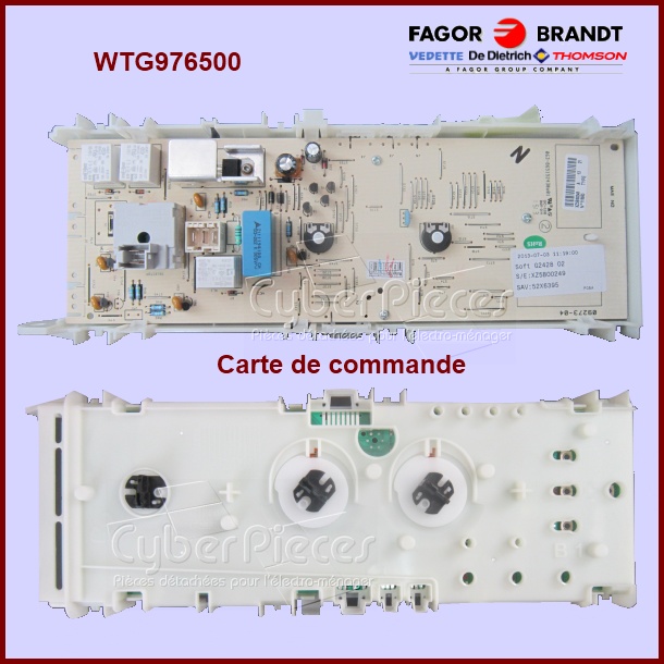 Carte de commande Brandt WTG976500