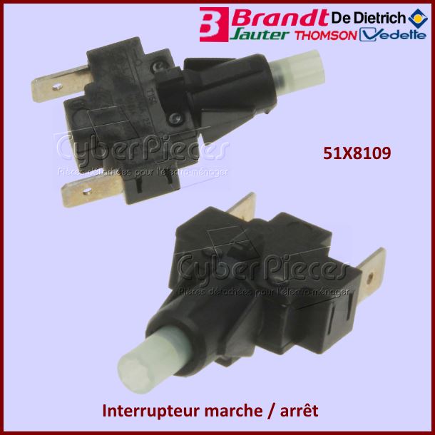 Sélecteur Marche Arrêt Brandt 51X8109