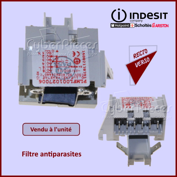Filtre antiparasites Indesit C00257123