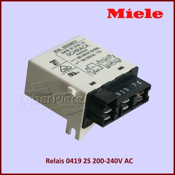 Relais 0419-2S AC / 200-240V Miele 5008870