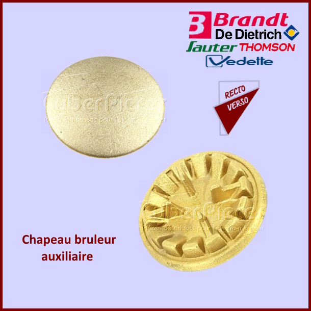 Chapeau bruleur auxiliaire Brandt 71X1729