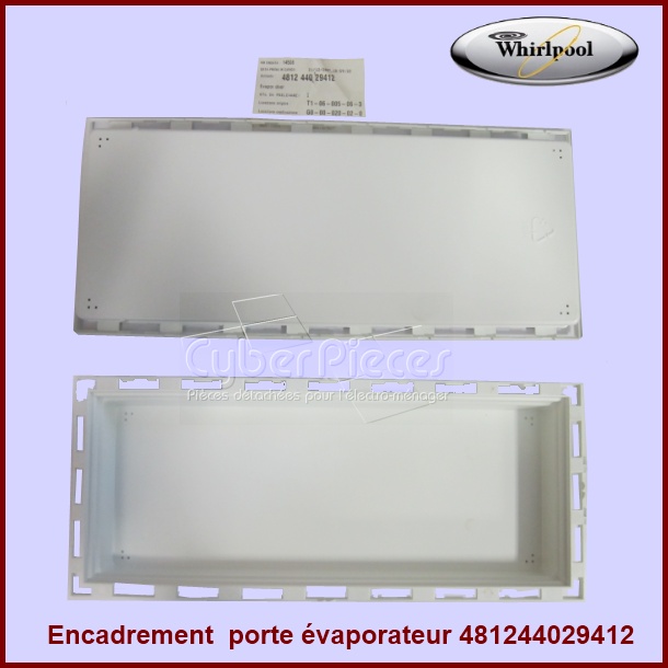 Encadrement porte freezer Whirlpool 481244029412