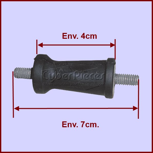 Amortisseur suspension droite 4cm pour Essoreuse