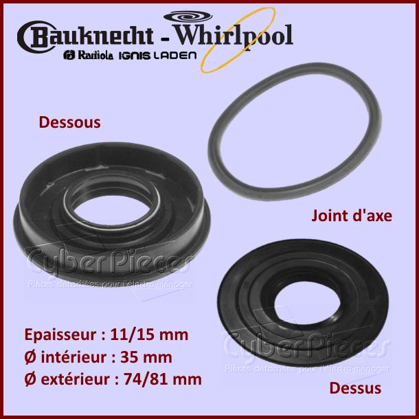 Joint 35x74/81x11/15 Whirlpool 481246668069