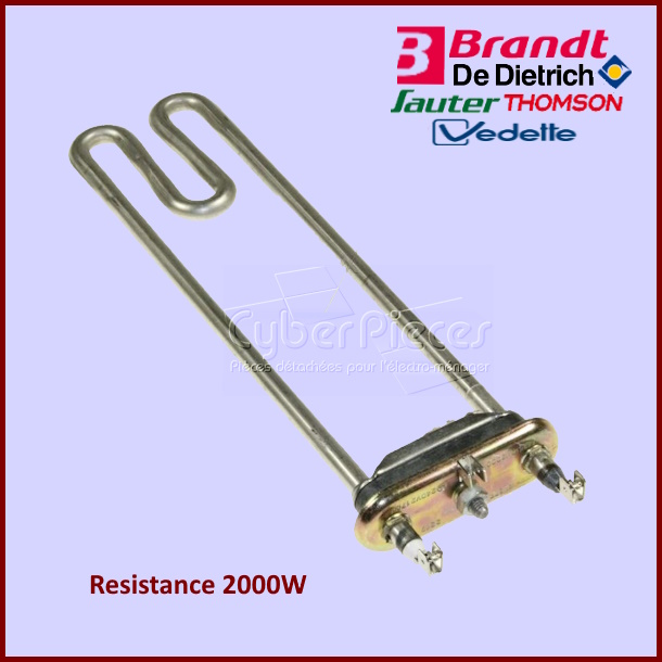 Thermoplongeur 2000W lave-linge Brandt 55X7350