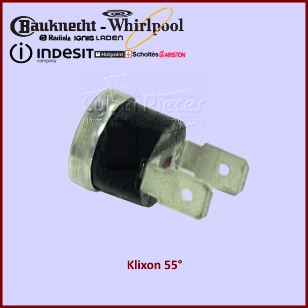 Klixon 55° NC Whirlpool 481928248103
