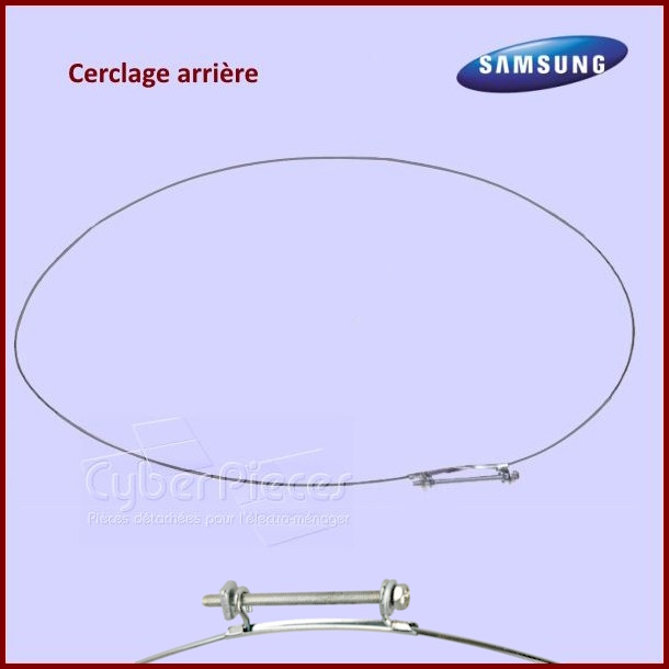 Cerclage arrière de joint de hublot Samsung DC9112077G