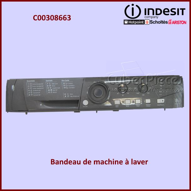Tableau de bord HE8L493GUK Indesit C00308663