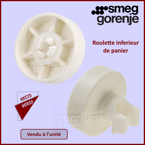 Roulette de panier inférieur Smeg 767410199