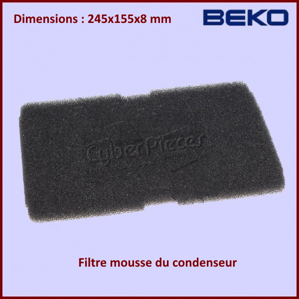 Filtre Mousse du condenseur BEKO 2964840100