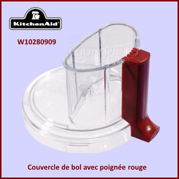 Couvercle de bol rouge Kitchenaid W10280909