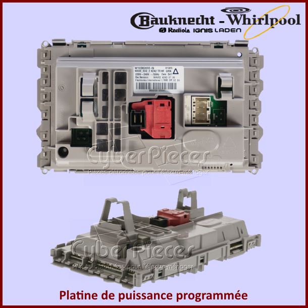 Carte électronique de Puissance Whirlpool 481010560644 programmée