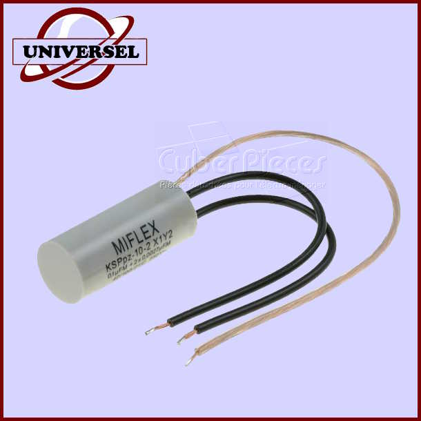 Filtre Anti parasite 0,1µf+2x0,015µf (ou 2X0,027µf)  250v