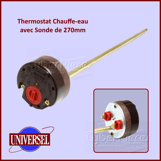 Thermostat Chauffe-eau avec Sonde de 270mm