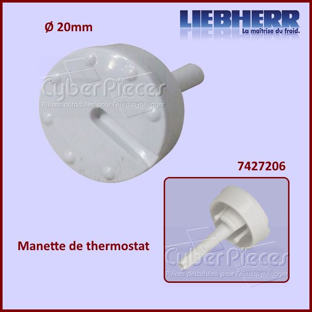 Manette Thermostat Liebherr 7427206