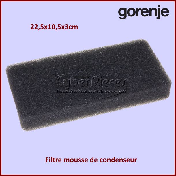 Filtre mousse SP-10 condenseur Gorenje 327136