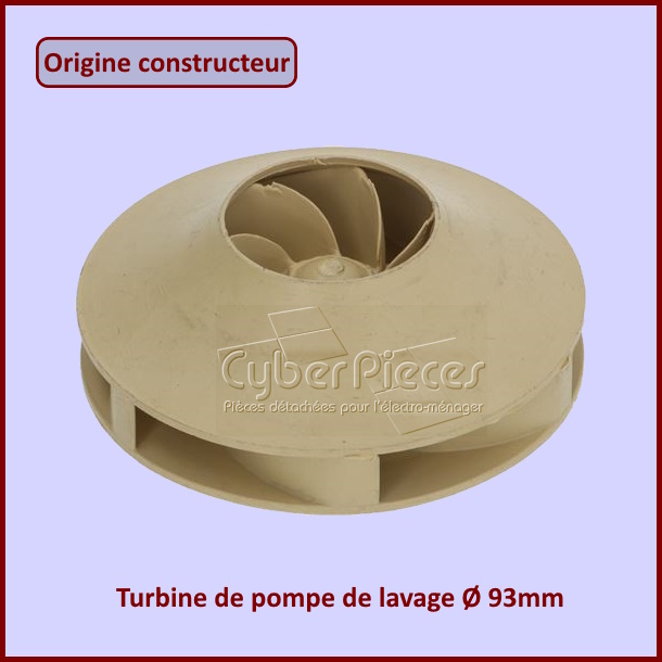Turbine de pompe FIR B237 50Hz Ø 93mm
