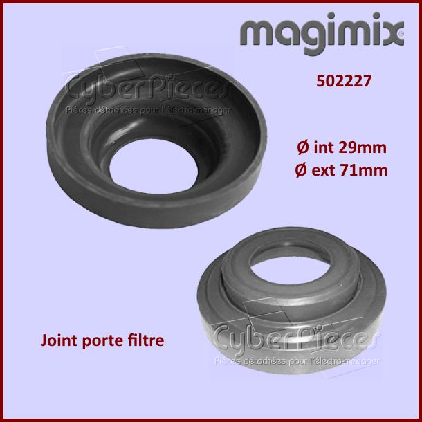 Joint porte filtre cafetière Magimix 502227