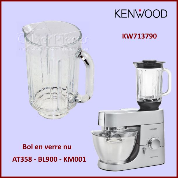 Bol blender AT358 en verre Kenwood KW713790