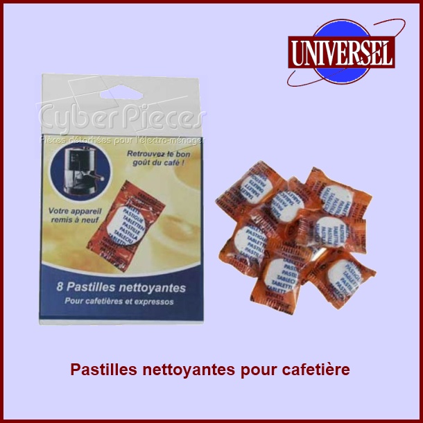 Pastilles de nettoyage pour cafetière