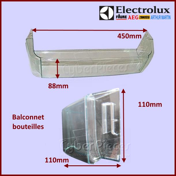 Balconnet Bouteille Electrolux 2425182041