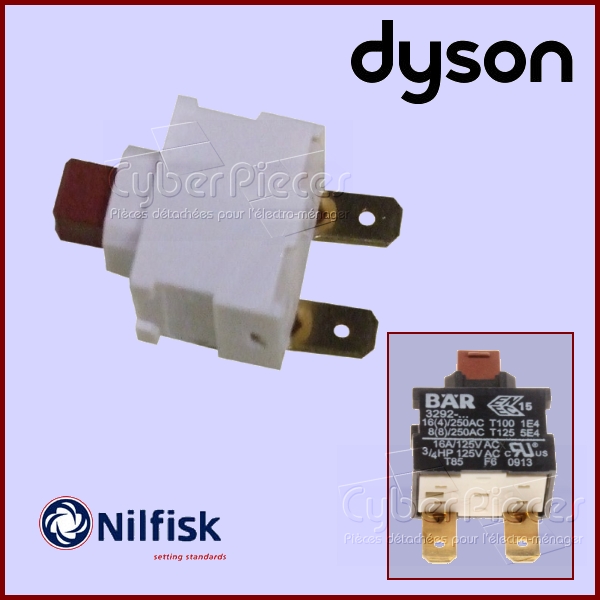 Interrupteur Marche Arrêt Aspirateur Dyson 91097101