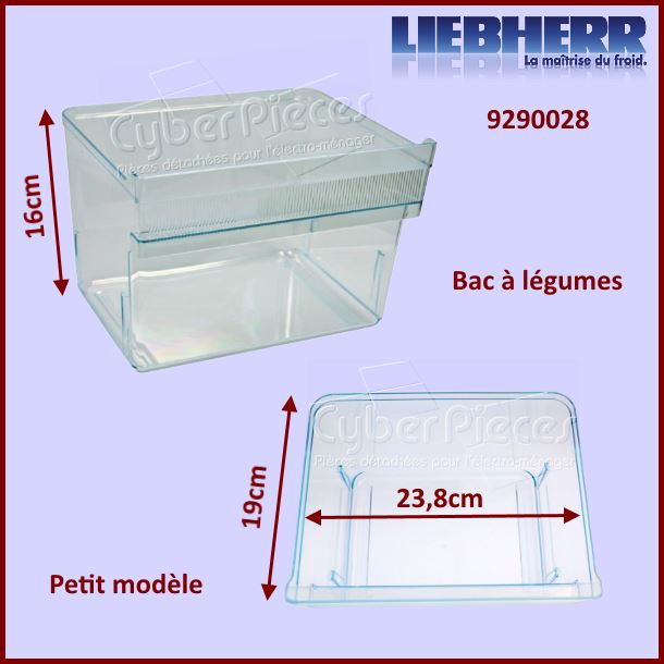 Bac à légumes Petit Modèle Liebherr 9290028