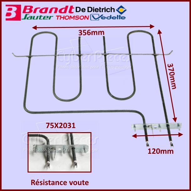 Resistance 2100w Brandt 75X2031