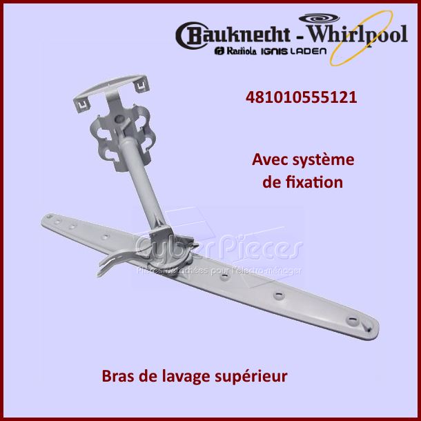 Bras de lavage supérieur Whirlpool 481010555121