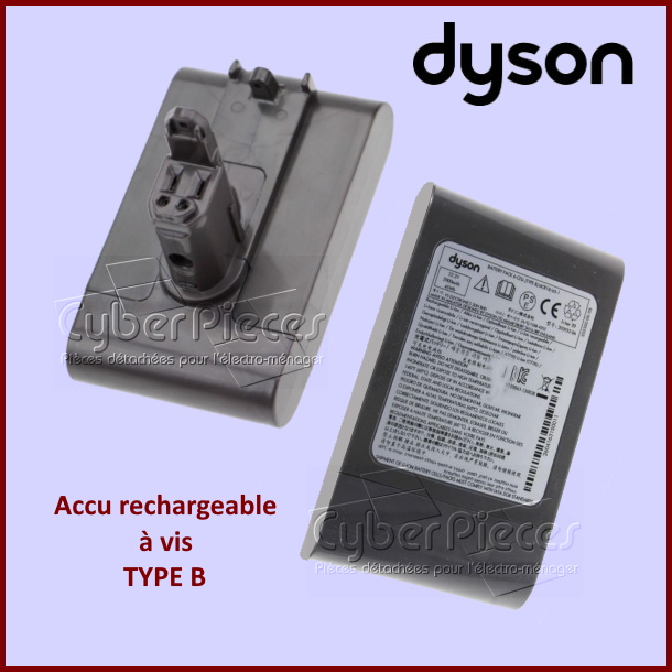 Batterie Dyson 96786104 TYPE B - Montage à Vis