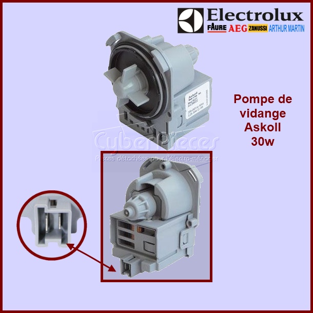 Pompe de vidange à connecteur 1326630009