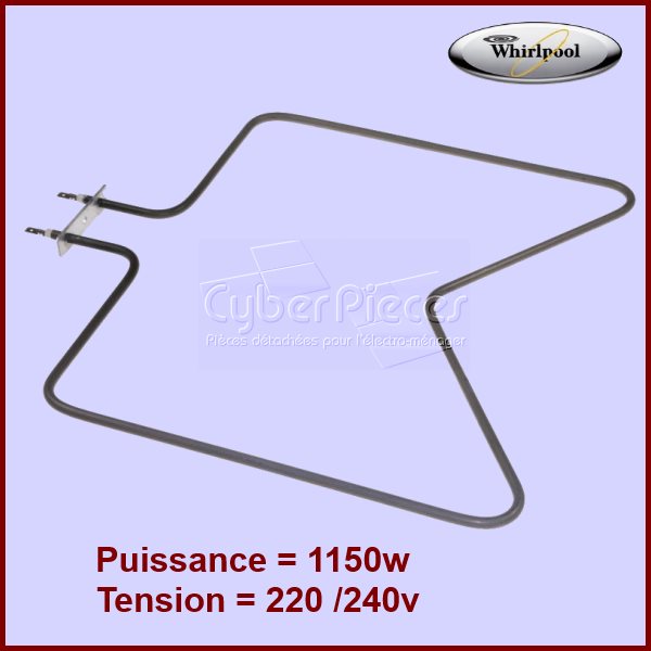 Resistance De Sole 1150W Whirlpool 480121100591