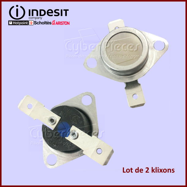 Lot de 2 klixons Indesit C00306861