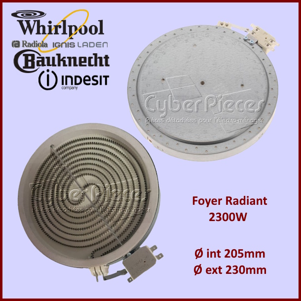 Foyer Radiant 2300W Indesit C00513753