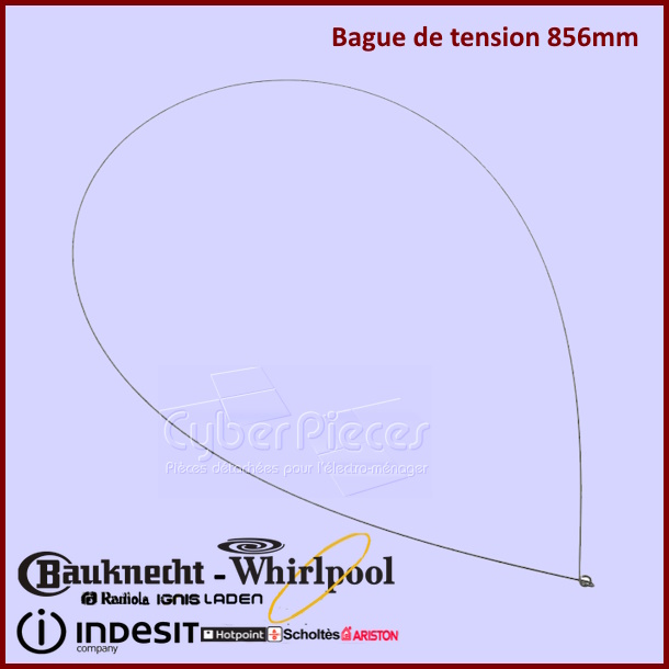 Cerclage avant de manchette Indesit C00033041