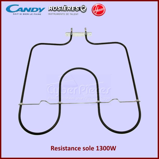 Resistance sole 1300W Candy 41024103 - PiÃ¨ces four