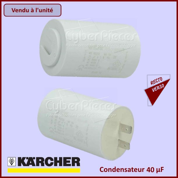Condensateur 40µF - 450V Karcher 66612980