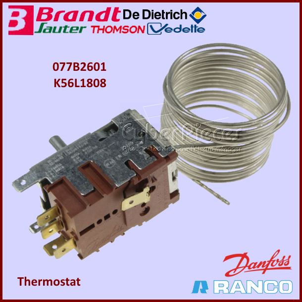 Thermostat 077B2601 - K56L1808 Brandt 45X0770
