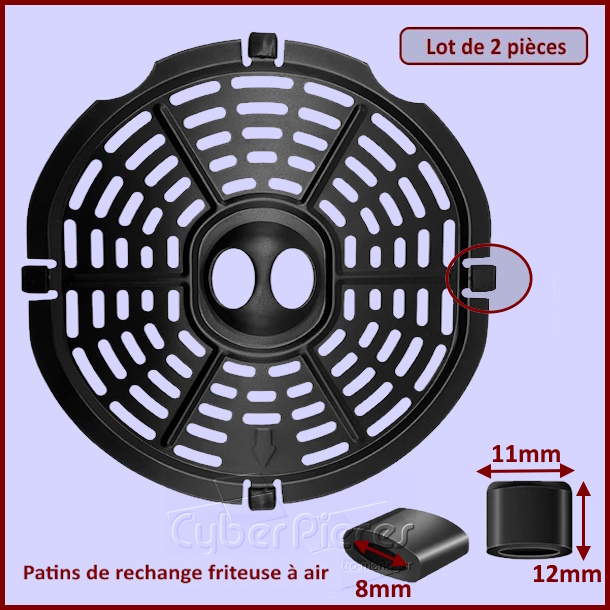 Patins de rechange pour grille AirFryer